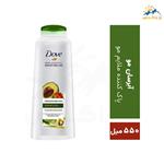شامپو تقویت کننده و ضد ریزش مو داو حاوی عصاره آووکادو و کالاندولا حجم 550 میل