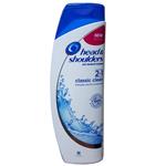 شامپو مو هد اند شولدرز مدلNew formula Classic Clean 2 in 1 حجم 400 میلی لیتر