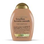 شامپو کراتین برزیلی او جی ایکس ۳۸۵ میلی |OGX Ever Straightening + Brazilian Keratin Shampoo | بدون سولفات، صاف کننده قوی مو