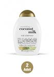 پک دو عددی شامپو شیر نارگیل او جی ایکس 385 میل OGX Coconut Milk Nourishing Shampoo