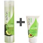 پک شامپو مرطوب کننده شون مدل Hydrating حجم 400 میلی لیتر و ماسک مو مدل Restorative حجم 150 میلی لیتر با عصاره آووکادو