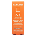 ضد آفتاب رنگی پوست خشک و نرمال +SPF50 درماتیپیک (بژ طلایی)