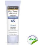 ضد آفتاب نوتروژینا مدل ULTRA-SHEER SPF 45 حجم 88 میلی لیتر