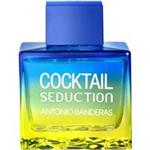 ادو تویلت مردانه آنتونیو باندراس مدل Cocktail Seduction Blue حجم 100 میلی لیتر