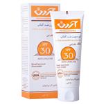 لوسیون ضد آفتاب Spf30 آردن مناسب پوست چرب و جوشدار حجم 75 میل