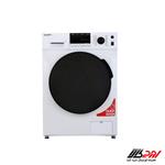 ماشین لباسشویی 7 کیلویی پاکشوما مدل TFU-74401 سفید . سیلور درب کروم