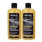 نرم کننده مو لروکس مدل Matrix حجم 300 میلی لیتر مجموعه 2 عددی
