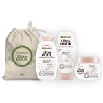 پک شامپو، نرم کننده و ماسک مو گارنیر سری Ultra Doux مدل Oats Milk And Rice Bran