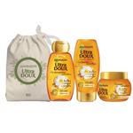 پک شامپو، نرم کننده و ماسک مو گارنیه سری Ultra Doux مدل Argan Camelia