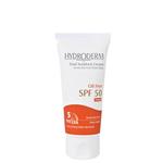 کرم ضد آفتاب رنگی فاقد چربی SPF50 هیدرودرم حجم 50 گرم