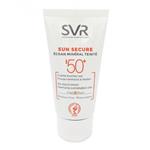 کرم ضد آفتاب رنگی مینرال اس وی آر برای پوستهای معمولی و مختلط مدل Sun Secure حجم 50 میلی لیتر