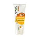 کرم ضد آفتاب شون SPF 50 رنگی بژ مناسب پوست های معمولی تا خشک