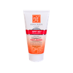 کرم ضد آفتاب شیلد رنگ طبیعی بدون چربی SPF50+ مناسب پوست‎های چرب و جوش‎دار 50 میلی‎لیتر مای 
