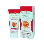کرم ضد آفتاب ضدچروک بژ طبیعی SPF50 سان سیف - مناسب برای پوست های نرمال تا خشک