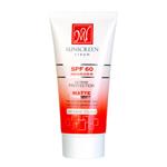 کرم ضد آفتاب مای SPF 60 بدون رنگ فاقد چربی مناسب پوست چرب