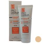 کرم ضد آفتاب و مرطوب کننده پرودرما مدل SPF60 حجم 40 میلی لیتر (بژ طبیعی)