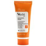 کرم ضد آفتاب وچه رنگ بژ طبیعی SPF50 مناسب پوست چرب و مستعد آکنه 40 میل وچه