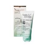 کرم ضدآفتاب بی رنگ مالتی پروتکشن دارای +SPF 50 دکتر ژیلا