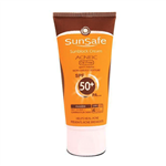 کرم ضدآفتاب فاقد چربی بدون رنگ SPF 50 سان سیف