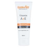 کرم مرطوب کننده دست و صورت ساویز مدل Vitamin A+E مقدار 75 گرم