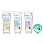 کرم مرطوب کننده کامان مدل CTX3 حجم 75 میلی لیتر مجموعه 3 عددی به همراه کرم مرطوب کننده مدل بلیسر حجم 7 میلی لیتر