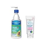 کرم مرطوب کننده کامان مدل Oil Plus B complex به همراه کرم کامان مدل Normal 